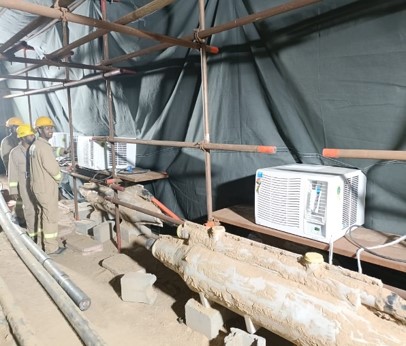 Booth Preparation for 220 kV Cable Termination & Jointing Image2